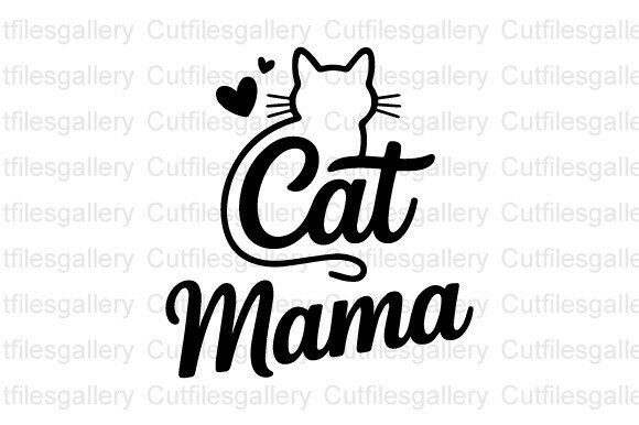 Cat Mama SVG: A Charming Addition for Embroidery Projects