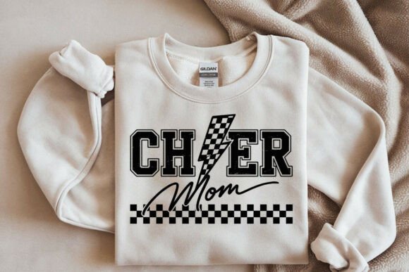 Checkered Cheer Mom SVG PNG: A Stylish Embroidery Choice