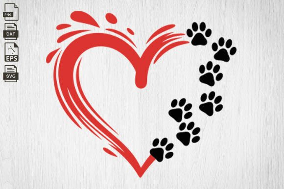 Dog Valentine Paw Heart SVG: An Embroidery Review