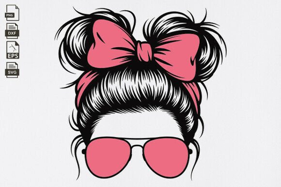 Mom Life Kid Life Messy Bun SVG Review